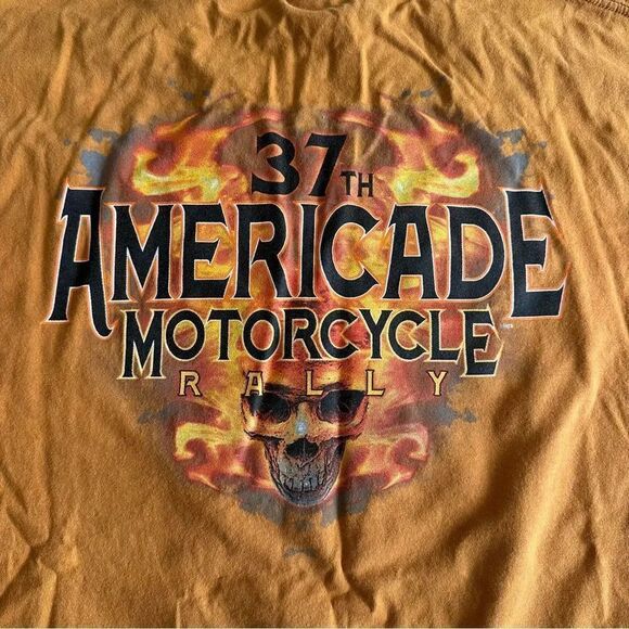 Harley Davidson Americade Graphic Tee Size Medium - Picture 7 of 10